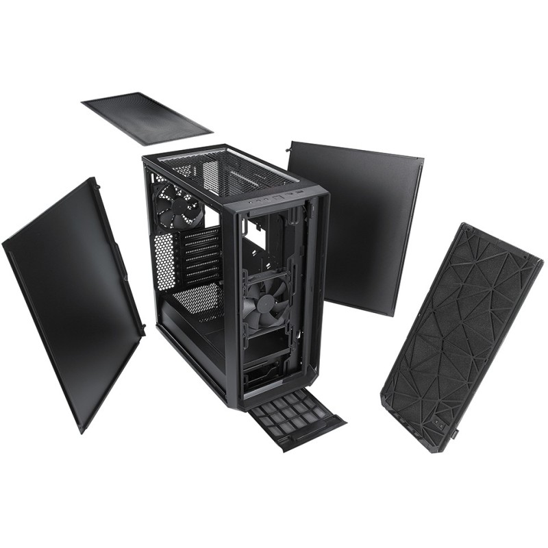 Buy Fractal Design Meshify C - Mid Tower ATX Case - Black, Supports ATX/Micro-AT... in Cyprus, Nicosia, Limassol, Larnaka, Pafos
