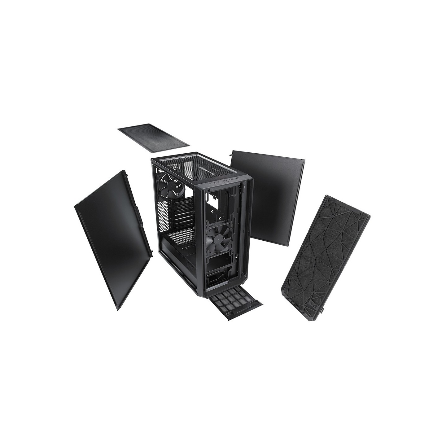 Fractal Design Meshify C FD-CA-MESH-C-BKO-TG - Mid Tower ATX Case - Black (Retail) — Buy in Cyprus with Fast Delivery