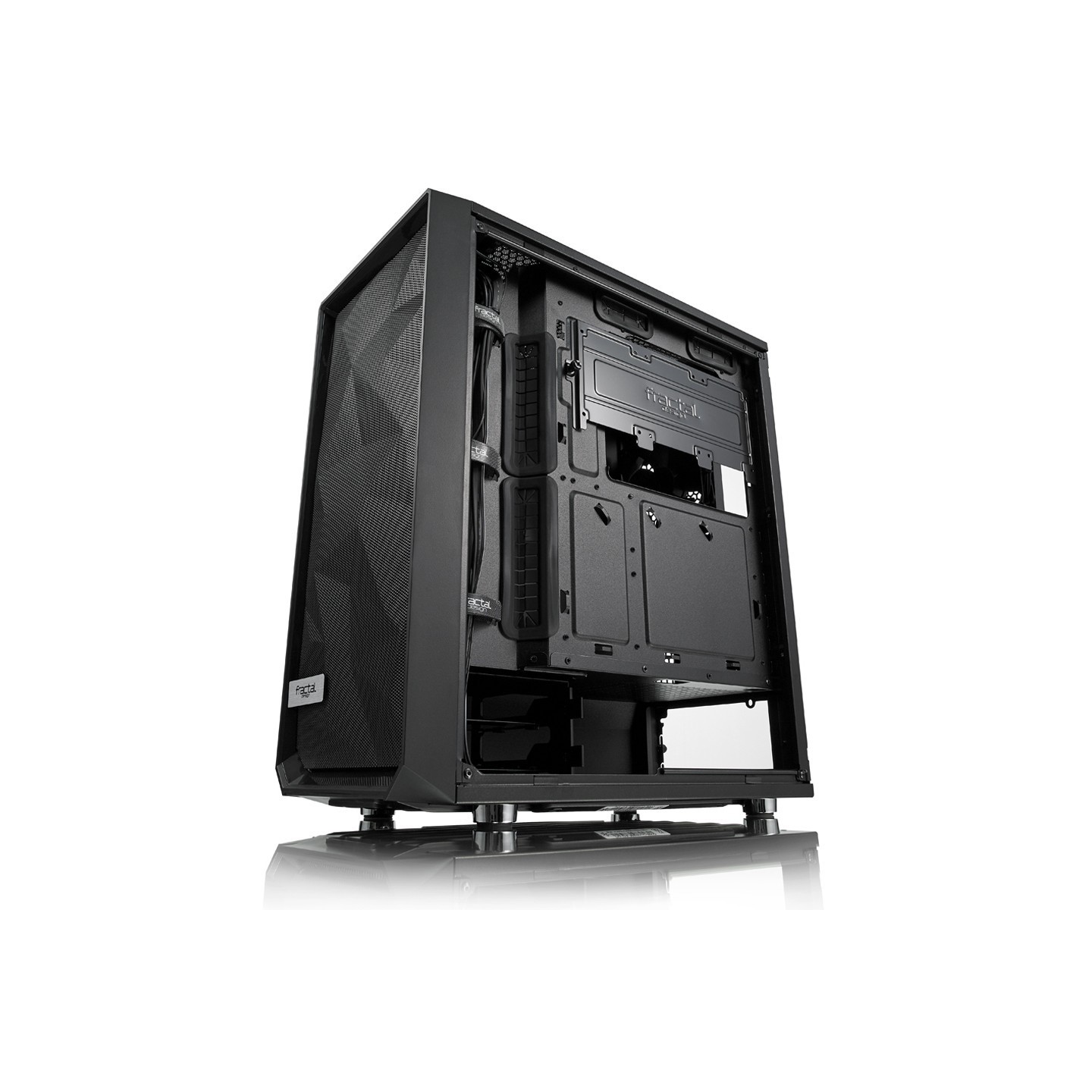Fractal Design Meshify C FD-CA-MESH-C-BKO-TG - Mid Tower ATX Case - Black (Retail) — Buy in Cyprus with Fast Delivery