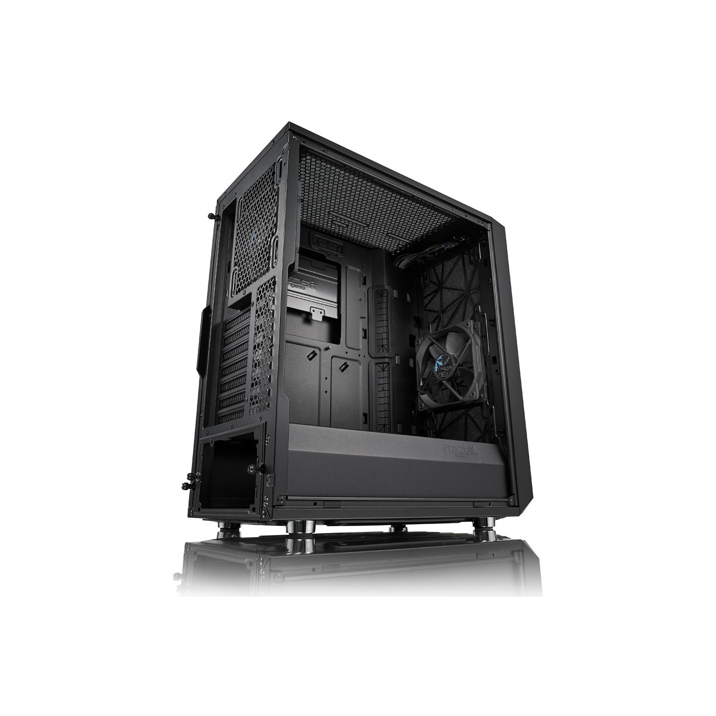 Fractal Design Meshify C FD-CA-MESH-C-BKO-TG - Mid Tower ATX Case - Black (Retail) — Buy in Cyprus with Fast Delivery