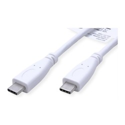VALUE USB 3.2 Gen 2 Kabel. C-C. ST ST. 4K UHD-1. 10Gbit s. Emark. 100W. wei. 0.5 m — Buy in Cyprus with Fast Delivery