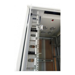 ALLNET Netzwerkschrank 19' 22HE B800 T1000mm perforierte Blechtüren Lichtgrau SNB-Serie — Buy in Cyprus with Fast Delivery
