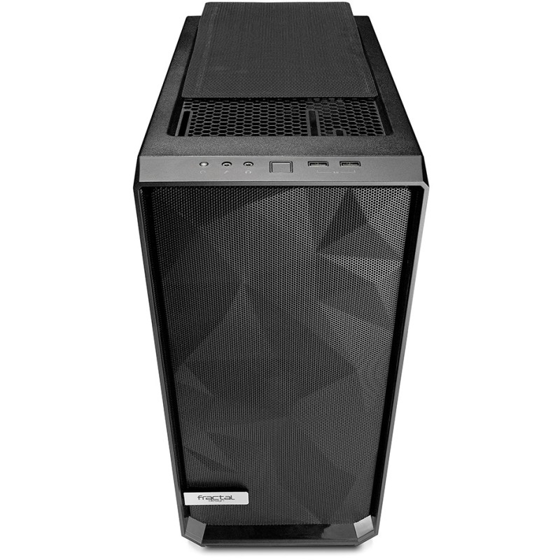 Buy Fractal Design Meshify C - Mid Tower ATX Case - Black, Supports ATX/Micro-AT... in Cyprus, Nicosia, Limassol, Larnaka, Pafos