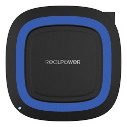 RealPower Ladegerät FreeCharge-10 + Adapter schwarz blau — Buy in Cyprus with Fast Delivery