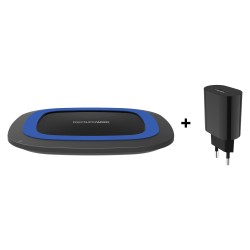 RealPower Ladegerät FreeCharge-10 + Adapter schwarz blau — Buy in Cyprus with Fast Delivery
