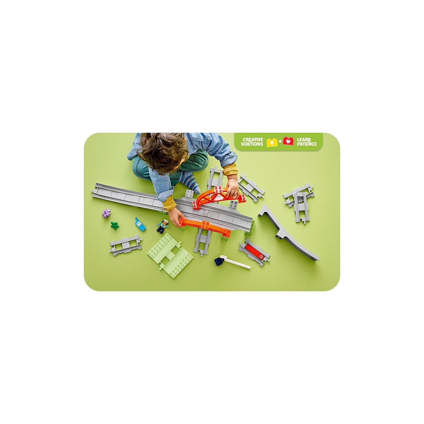 LEGO 10426 DUPLO Town Eisenbahnbrcke und Schienen - Erweiterungsset — Buy in Cyprus with Fast Delivery