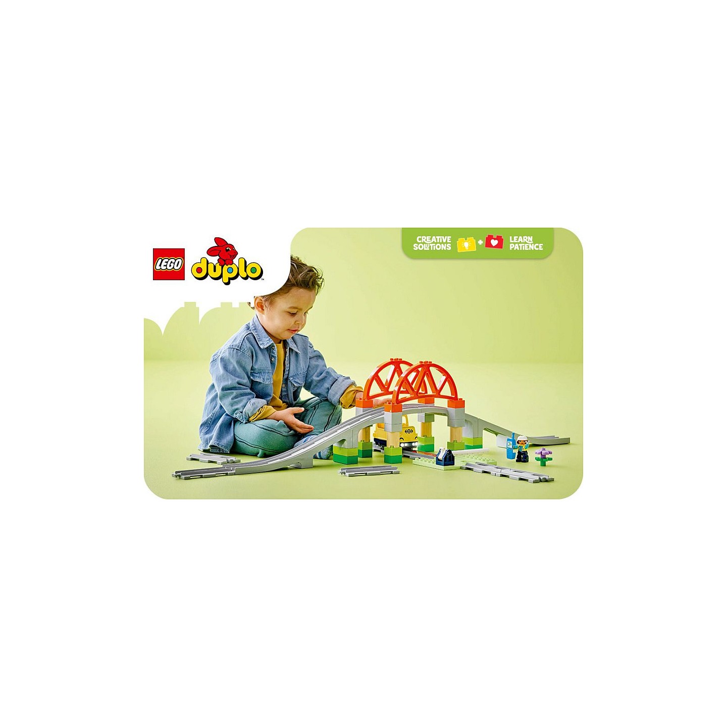 LEGO 10426 DUPLO Town Eisenbahnbrcke und Schienen - Erweiterungsset — Buy in Cyprus with Fast Delivery