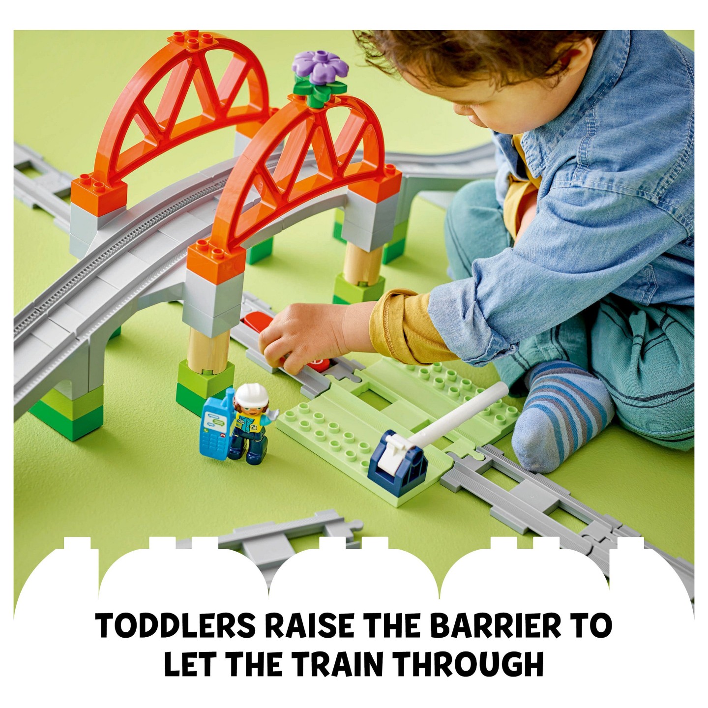 LEGO 10426 DUPLO Town Eisenbahnbrcke und Schienen - Erweiterungsset — Buy in Cyprus with Fast Delivery