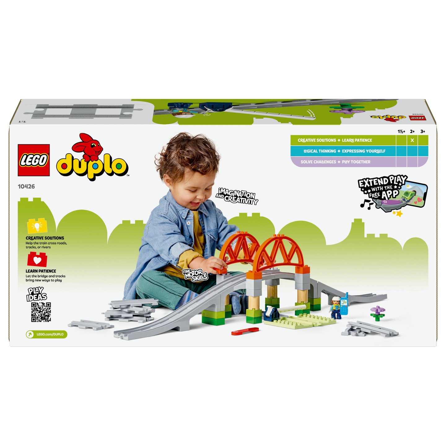 LEGO 10426 DUPLO Town Eisenbahnbrcke und Schienen - Erweiterungsset — Buy in Cyprus with Fast Delivery