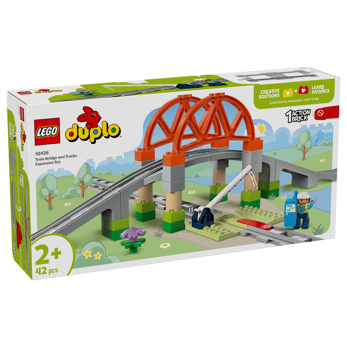 LEGO 10426 DUPLO Town Eisenbahnbrcke und Schienen - Erweiterungsset — Buy in Cyprus with Fast Delivery