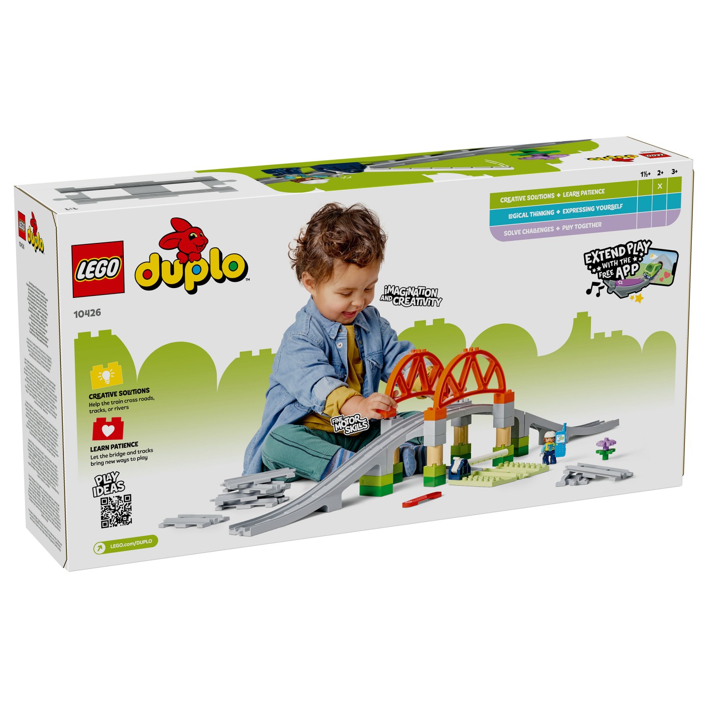 LEGO 10426 DUPLO Town Eisenbahnbrcke und Schienen - Erweiterungsset — Buy in Cyprus with Fast Delivery