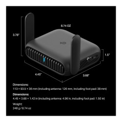 TP-Link TL-WR3602BE BE3600 Wi-Fi 7 Reise-Router — Buy in Cyprus with Fast Delivery