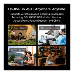 TP-Link TL-WR3602BE BE3600 Wi-Fi 7 Reise-Router — Buy in Cyprus with Fast Delivery