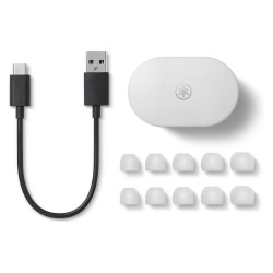 Yamaha TW-E7B Kopfhrer True Wireless Stereo (TWS) im Ohr Anrufe Musik Bluetooth Wei (TWE7BWH)