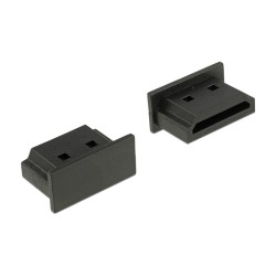 DELOCK Staubschutz fur HDMI A Buchse ohne Griff 10 Stuck schwarz — Buy in Cyprus with Fast Delivery