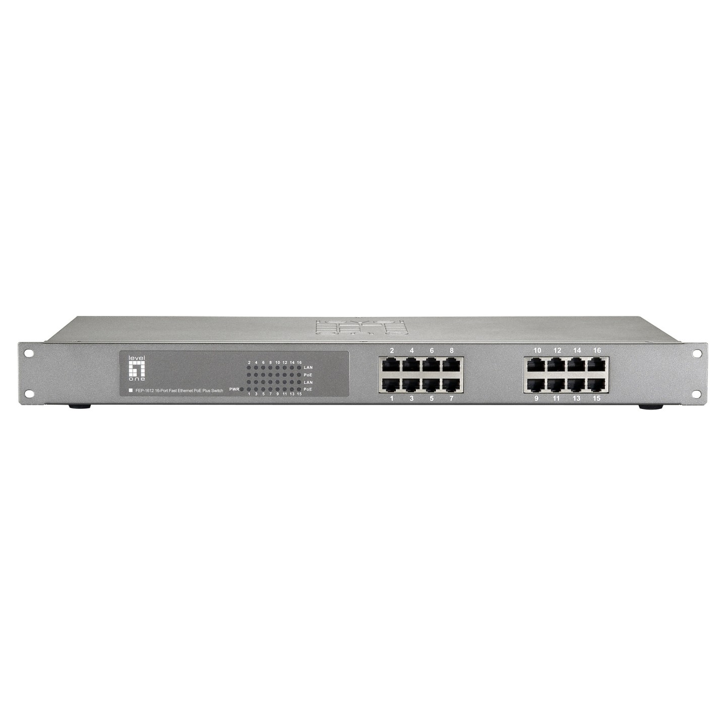 Switch 16x FE FEP-1612W120 19' 120W 16xPoE+ — Buy in Cyprus with Fast Delivery