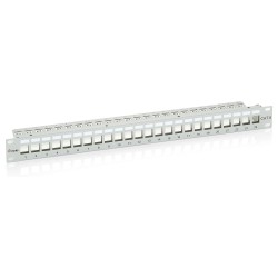 Equip Patchpanel 24x Cat6 19' FTP 1HE Keystone Montage gr — Buy in Cyprus with Fast Delivery