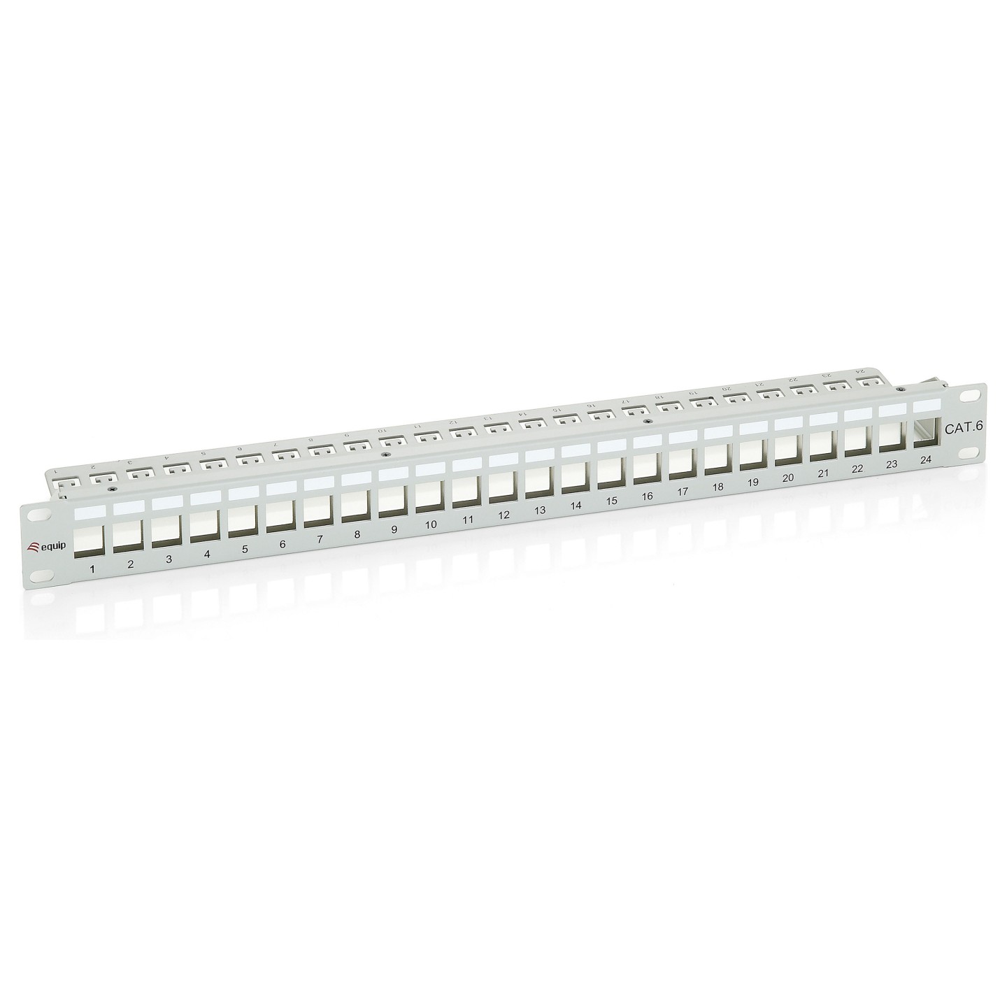 Equip Patchpanel 24x Cat6 19' FTP 1HE Keystone Montage gr — Buy in Cyprus with Fast Delivery