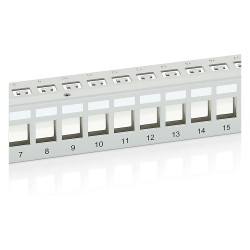 Equip Patchpanel 24x Cat6 19' FTP 1HE Keystone Montage gr — Buy in Cyprus with Fast Delivery