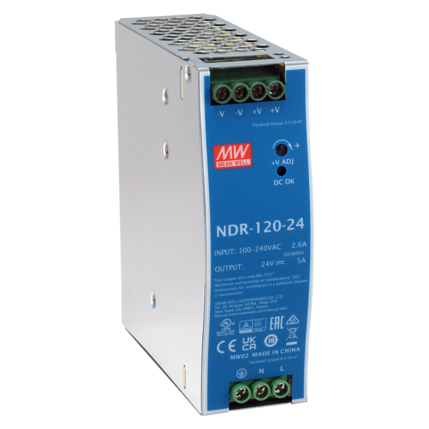 ind. Netzteil POW-2442 24VDC 120W DIN-Schiene si — Buy in Cyprus with Fast Delivery