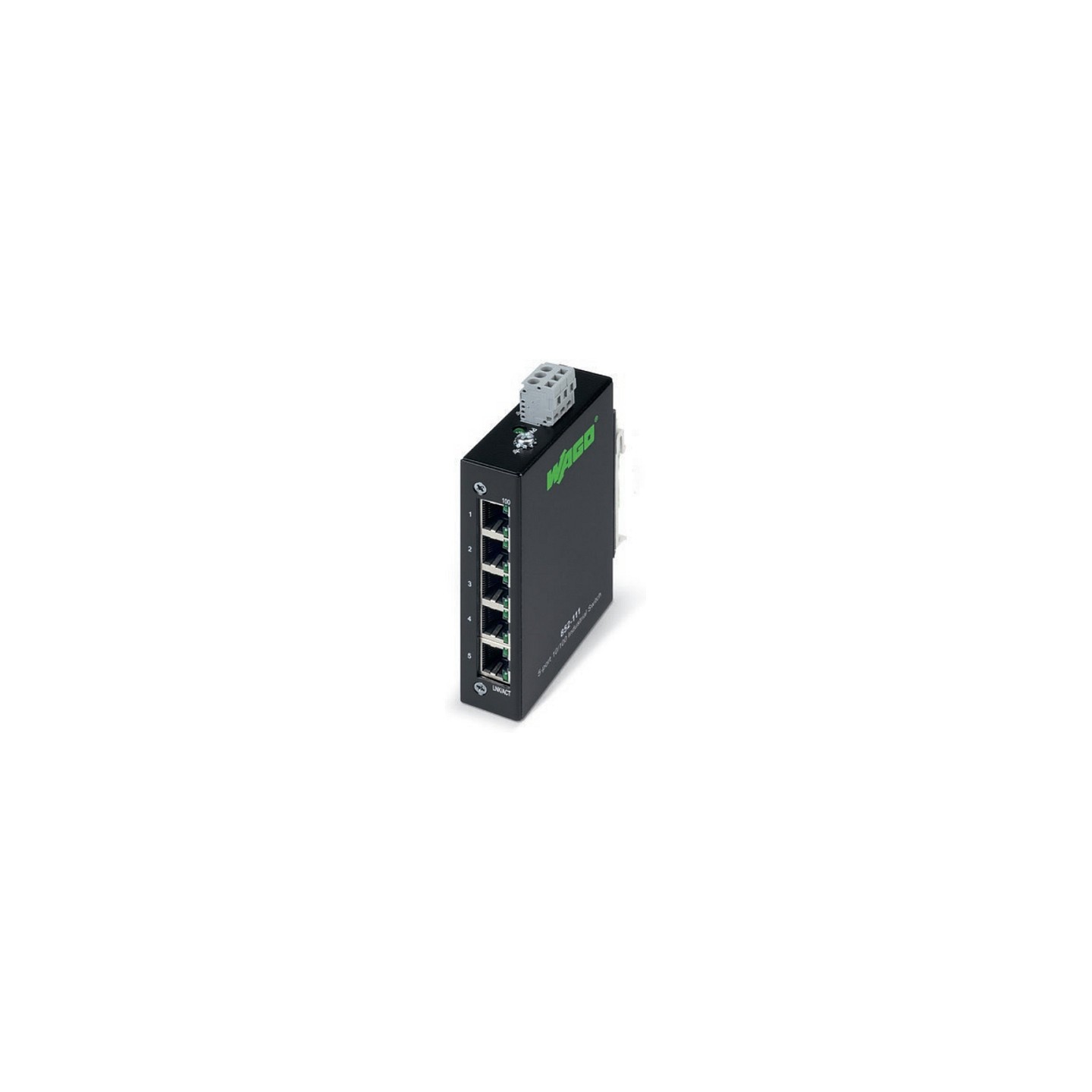 WAGO 852-111 5-Port 100BASE-TX Industrial Eco Switch — Buy in Cyprus with Fast Delivery