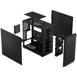 Fractal Design Focus 2 Black Mid Tower (ATX/mATX/Mini-ITX) 2x140mm Fans (Boxed) — Buy in Cyprus with Fast Delivery