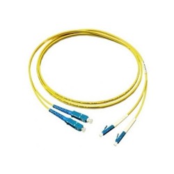 GoodConnections Patchkabel LWL Duplex OS2 (Singlemode. 9 125) LC SC. LSZH. austauschbare Polarität. 1m.