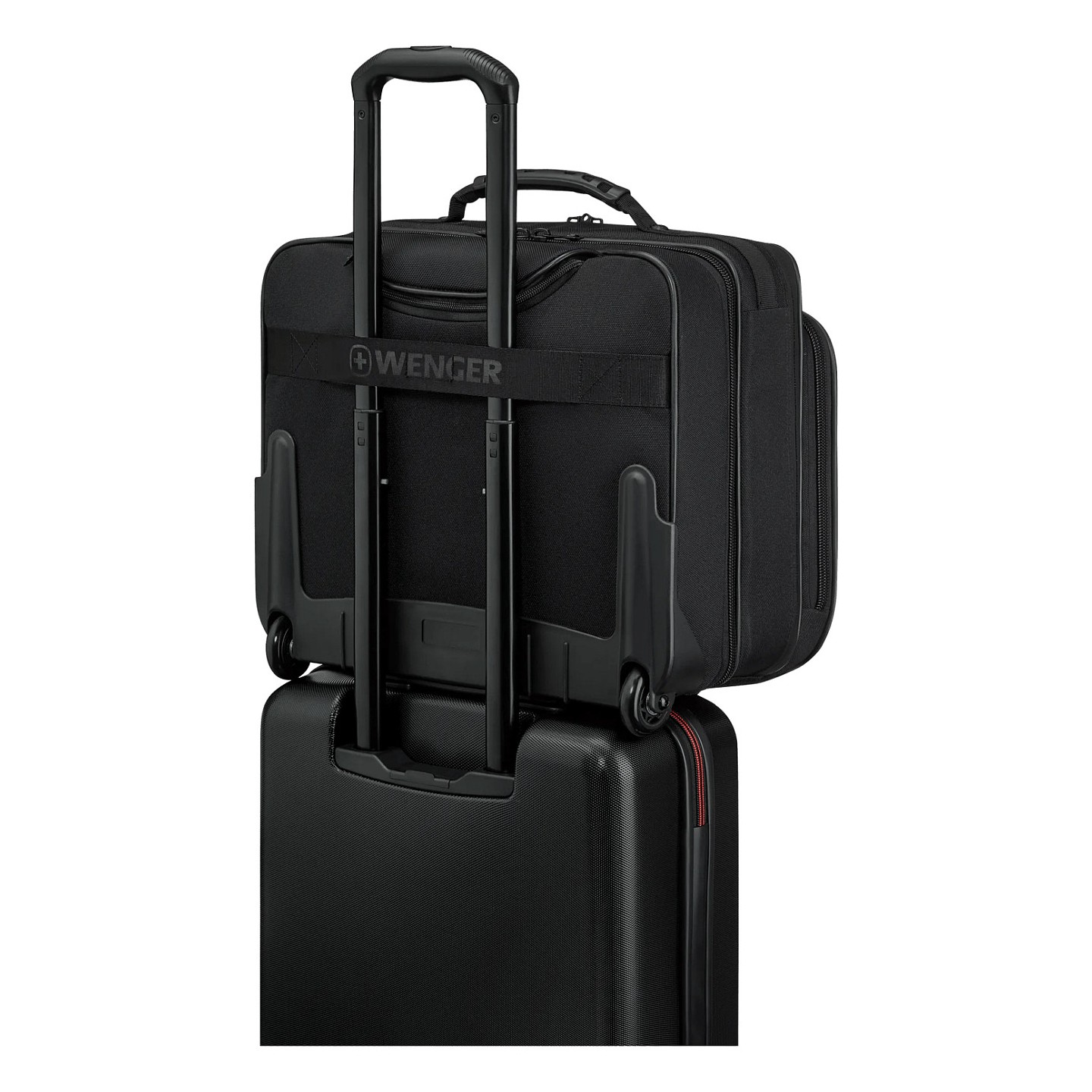 WENGER Legacy Black Series 39.62cm 15.6Zoll Wheeled Laptop Case w Tablet Pocket Black — Buy in Cyprus with Fast Delivery