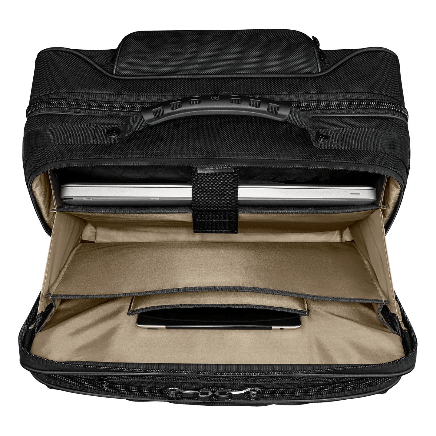 WENGER Legacy Black Series 39.62cm 15.6Zoll Wheeled Laptop Case w Tablet Pocket Black — Buy in Cyprus with Fast Delivery