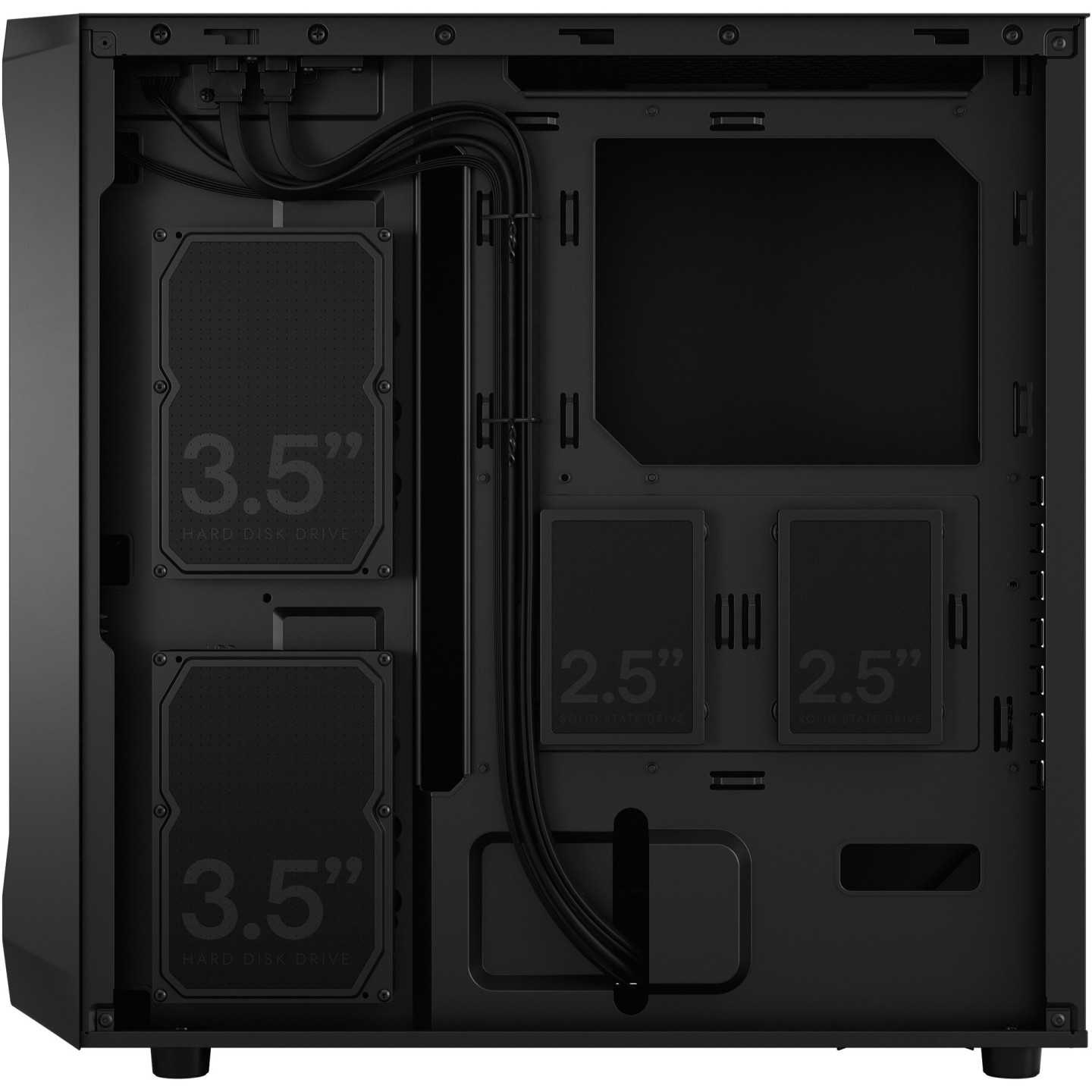 Fractal Design Focus 2 Black Mid Tower (ATX/mATX/Mini-ITX) 2x140mm Fans (Boxed) — Buy in Cyprus with Fast Delivery