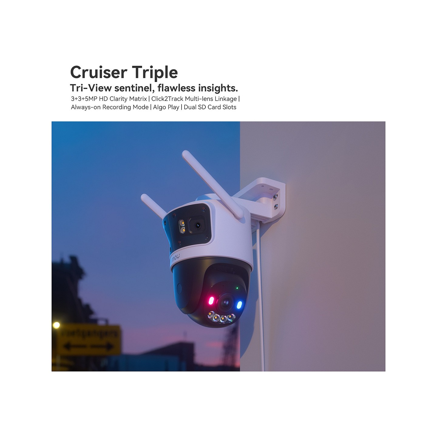 IMOU Cruiser Triple 11MP — Buy in Cyprus with Fast Delivery