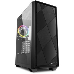 Buy Sharkoon VS8 RGB - Mid Tower PC Case - Black, Tempered Glass Side Panel, ATX... in Cyprus, Nicosia, Limassol, Larnaka, Pafos