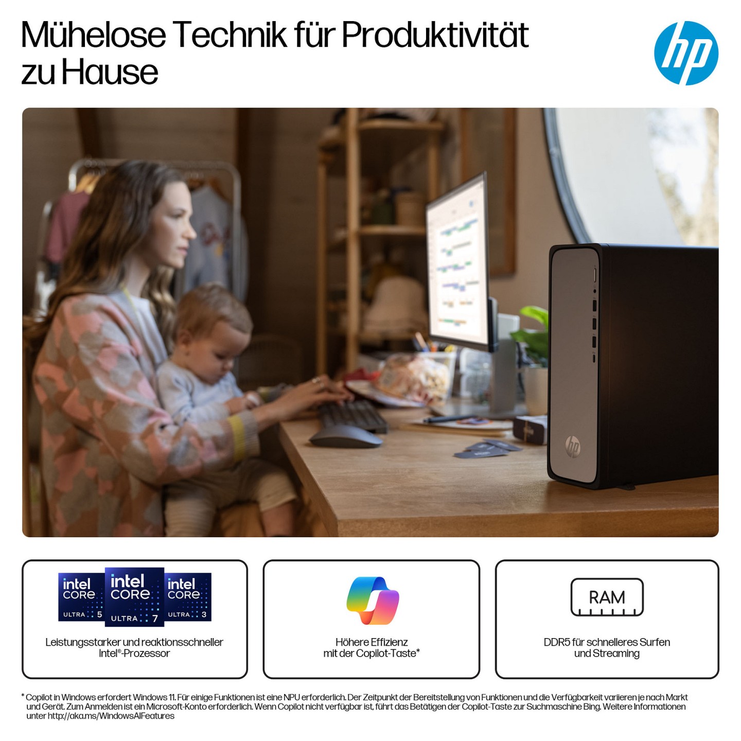 HP OmniDesk Slim Desktop S03-0053ng i5-14400 16GB 512GB SSD Win11 — Buy in Cyprus with Fast Delivery