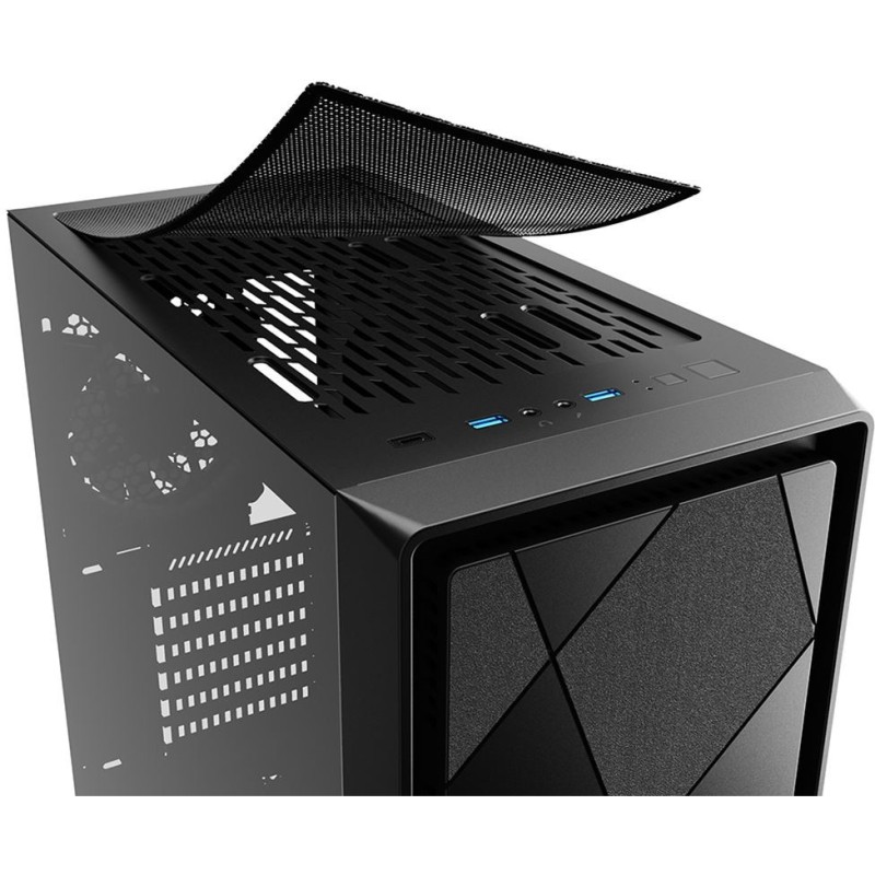 Buy Sharkoon VS8 RGB - Mid Tower PC Case - Black, Tempered Glass Side Panel, ATX... in Cyprus, Nicosia, Limassol, Larnaka, Pafos
