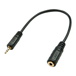 LINDY Audioadapter 2.5mm Stecker an 3.5mm Kupplung 0.2m — Buy in Cyprus with Fast Delivery