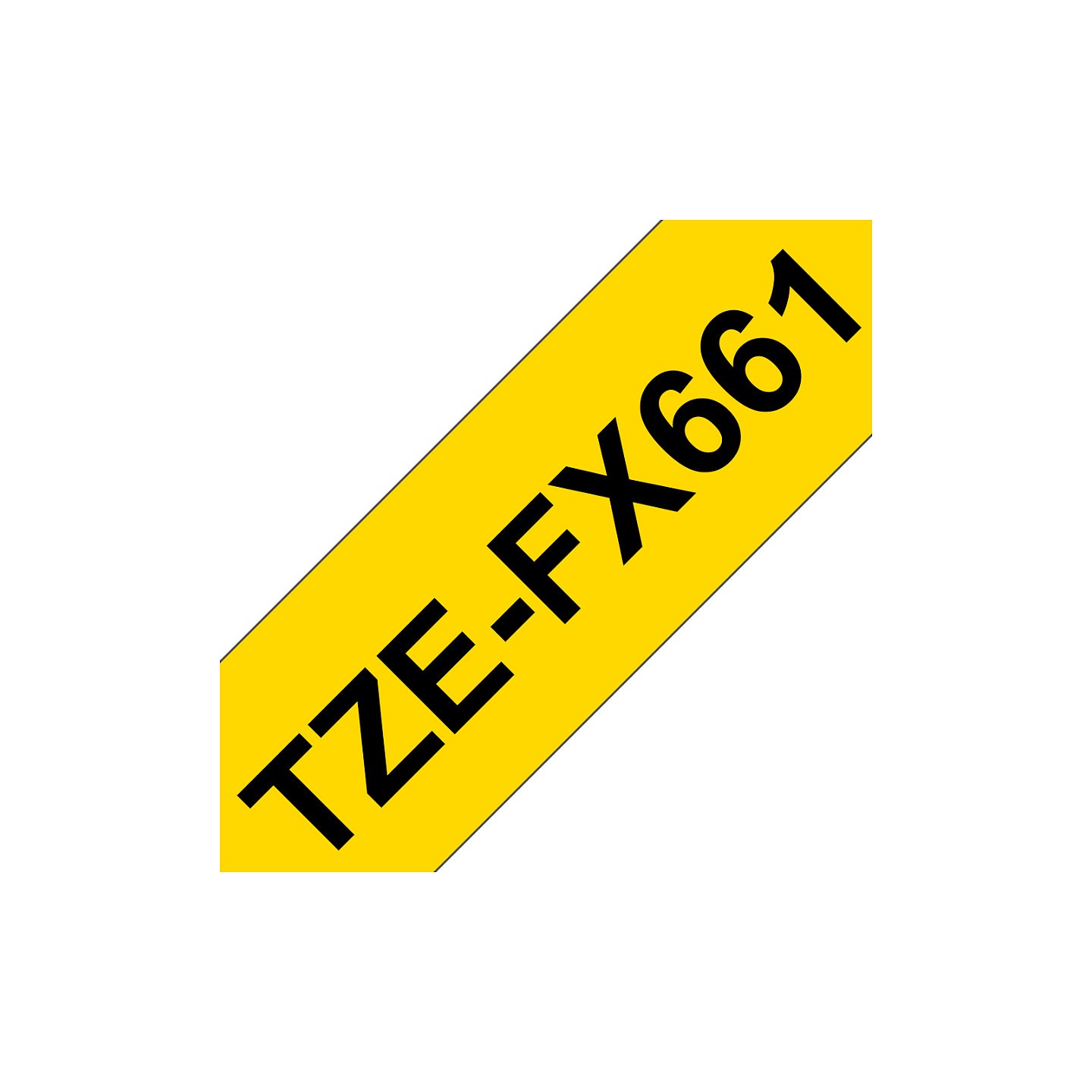 Schriftbandkassette Brother 36mmx8m gelb schwarz TZe-FX661 — Buy in Cyprus with Fast Delivery