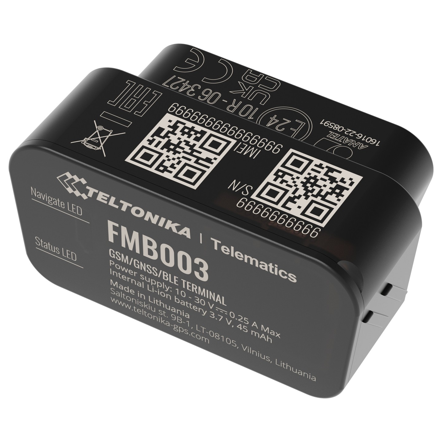 Teltonika · Tracker GPS · FMB003 · Fahrzeug · GNSS GSM BLE 4.0 — Buy in Cyprus with Fast Delivery