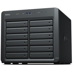 Buy Synology DX1215II - 12-Bay Expansion Unit - Black, Hot-Swap, SATA III (2.5/3... in Cyprus, Nicosia, Limassol, Larnaka, Pafos
