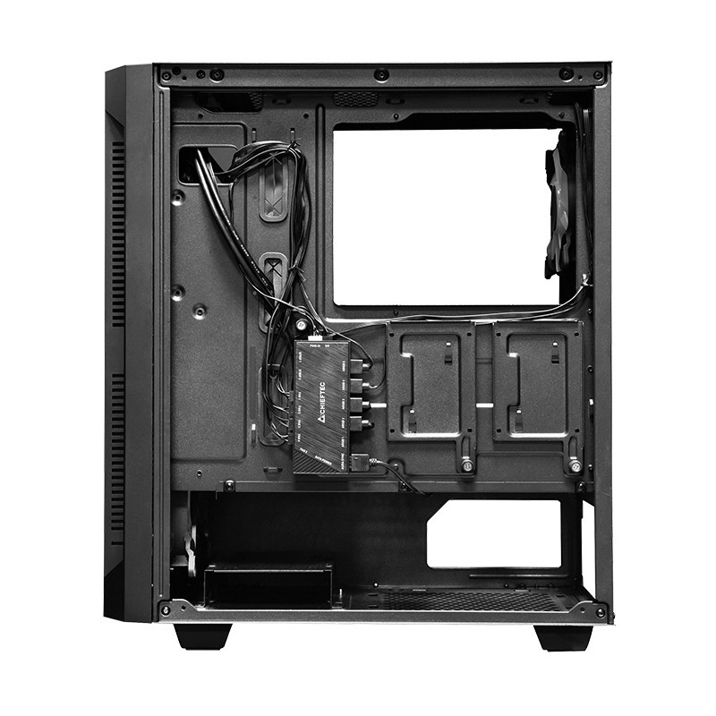 Buy Chieftec Hunter GS-01B-OP - Midi ATX Gaming PC Case - Black, Tempered Glass,... in Cyprus, Nicosia, Limassol, Larnaka, Pafos