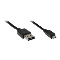 GoodConnections Anschlusskabel USB 2.0 EASY Stecker A an Stecker Micro B. schwarz. 1m. — Buy in Cyprus with Fast Delivery