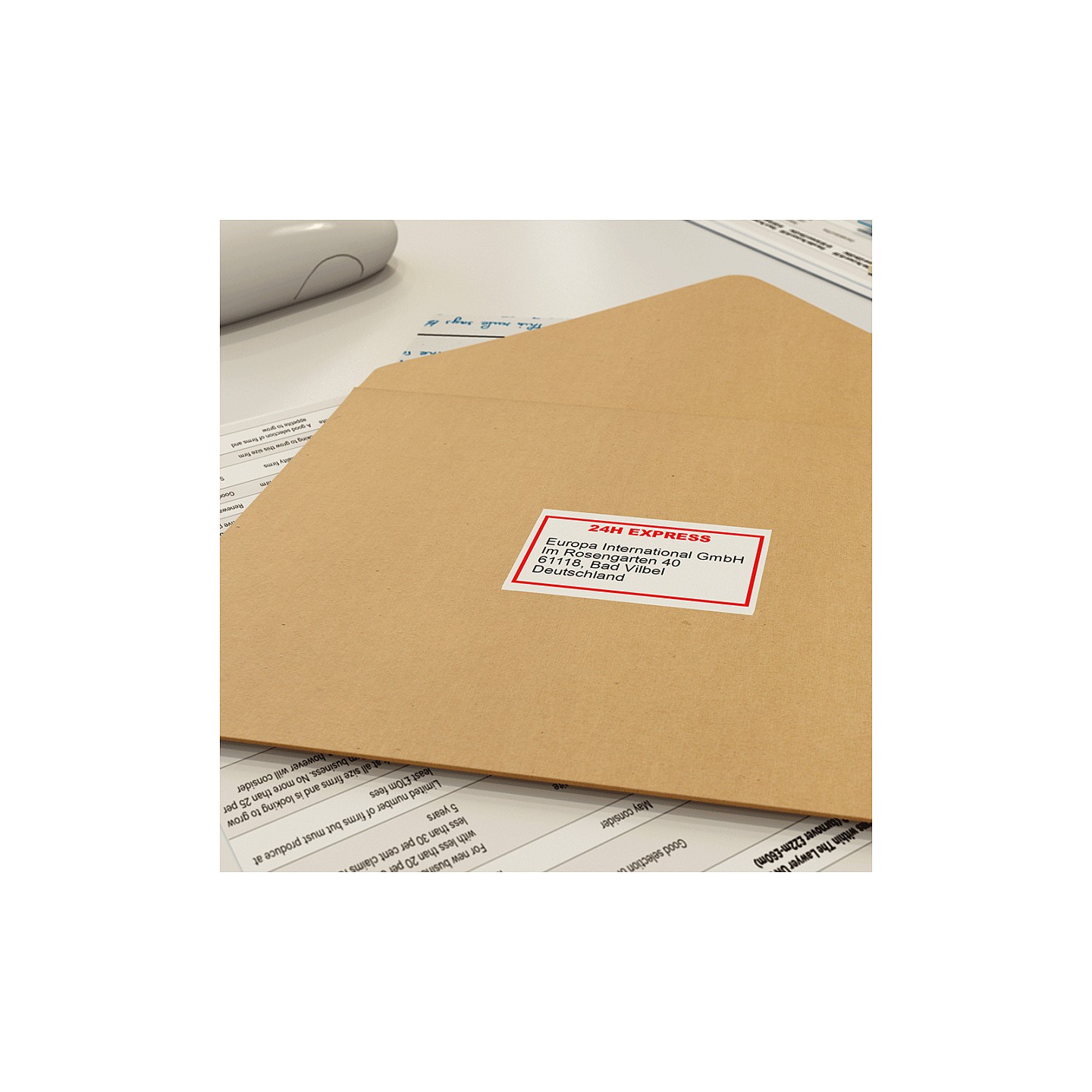 Brother DK22251 Endlosetiketten (Papier) - schwarz-rot auf weiß. 62mm x 15.24 m — Buy in Cyprus with Fast Delivery