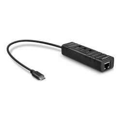 LINDY USB 3.1 Hub & Gigabit Ethernet Adapter USB Typ C — Buy in Cyprus with Fast Delivery