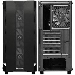 Buy Chieftec Hunter GS-01B-OP - Midi ATX Gaming PC Case - Black, Tempered Glass,... in Cyprus, Nicosia, Limassol, Larnaka, Pafos