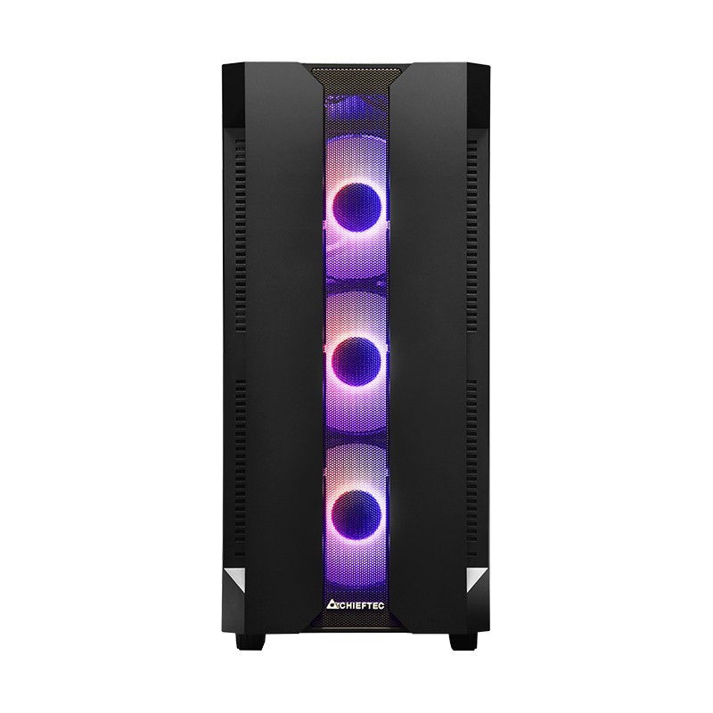 Buy Chieftec Hunter GS-01B-OP - Midi ATX Gaming PC Case - Black, Tempered Glass,... in Cyprus, Nicosia, Limassol, Larnaka, Pafos