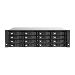QNAP TL-R1620SEP-RP 16-bay 3U rackmount SAS 12Gbps JBOD expansion enclosure with SAS expander 12Gbps & SAS SATA 6Gbps...