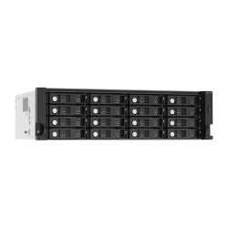 QNAP TL-R1620SEP-RP 16-bay 3U rackmount SAS 12Gbps JBOD expansion enclosure with SAS expander 12Gbps & SAS SATA 6Gbps...
