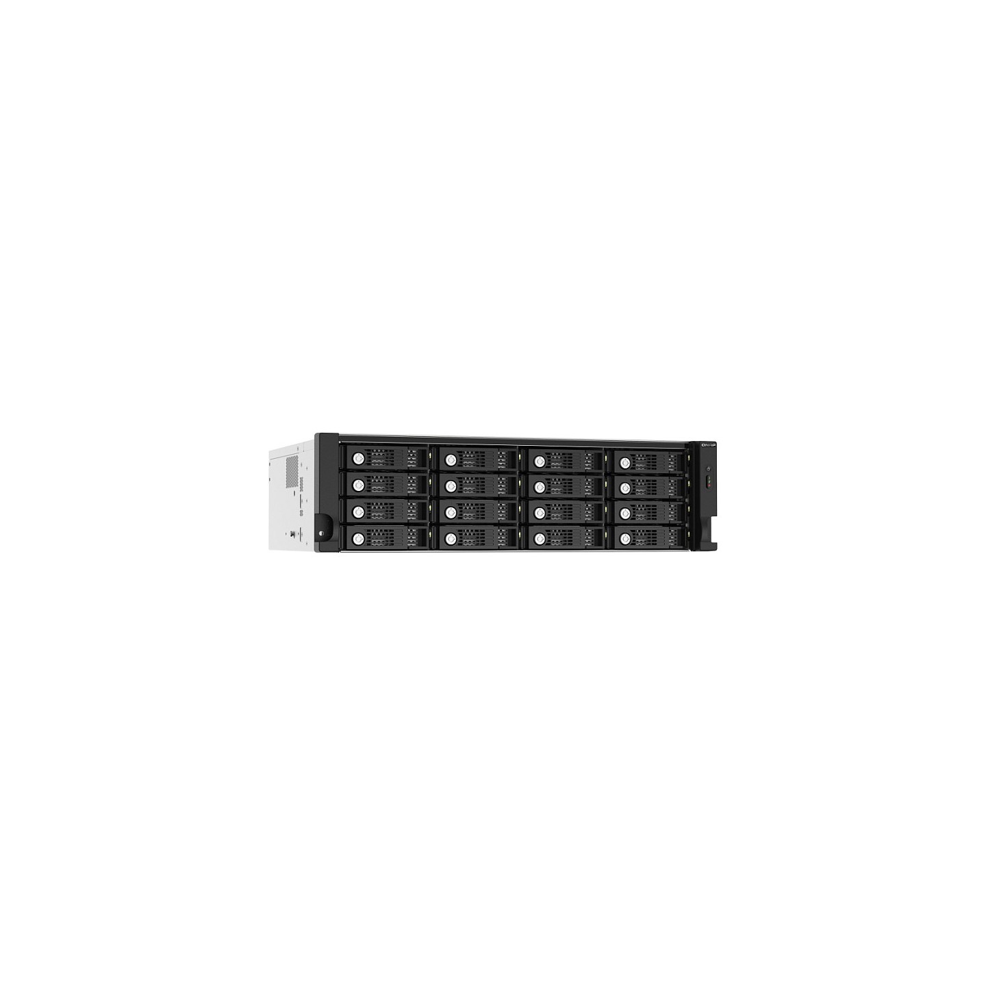 QNAP TL-R1620SEP-RP 16-bay 3U rackmount SAS 12Gbps JBOD expansion enclosure with SAS expander 12Gbps & SAS SATA 6Gbps...