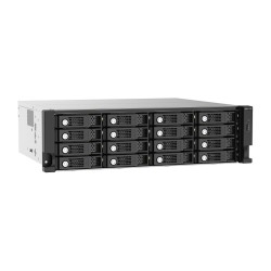 QNAP TL-R1620SEP-RP 16-bay 3U rackmount SAS 12Gbps JBOD expansion enclosure with SAS expander 12Gbps & SAS SATA 6Gbps...