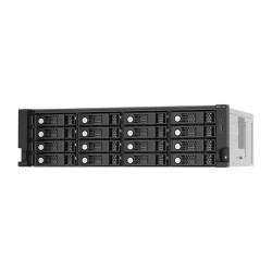 QNAP TL-R1620SEP-RP 16-bay 3U rackmount SAS 12Gbps JBOD expansion enclosure with SAS expander 12Gbps & SAS SATA 6Gbps...