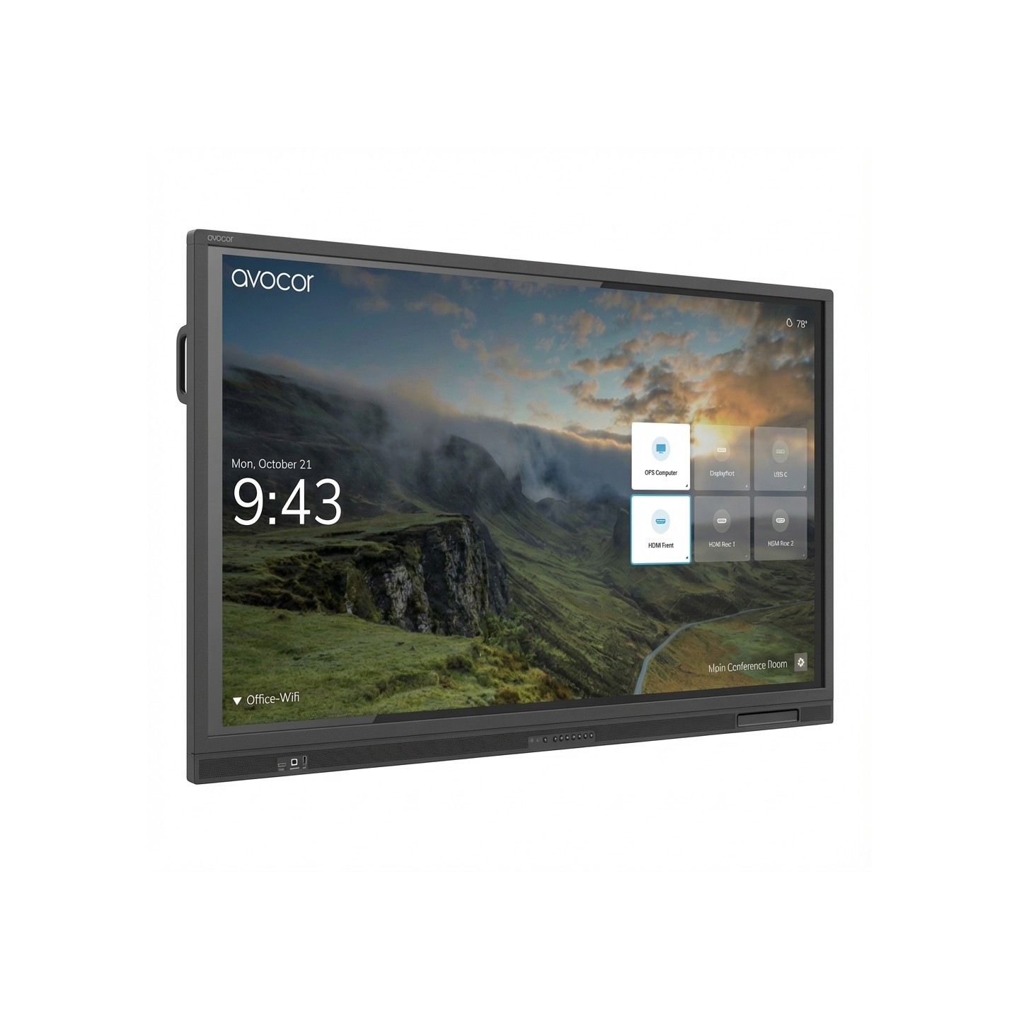 AVOCOR E Serie AVE-6540 165cm 65'' 3840x2160 DP HDMI USB TOUCH — Buy in Cyprus with Fast Delivery